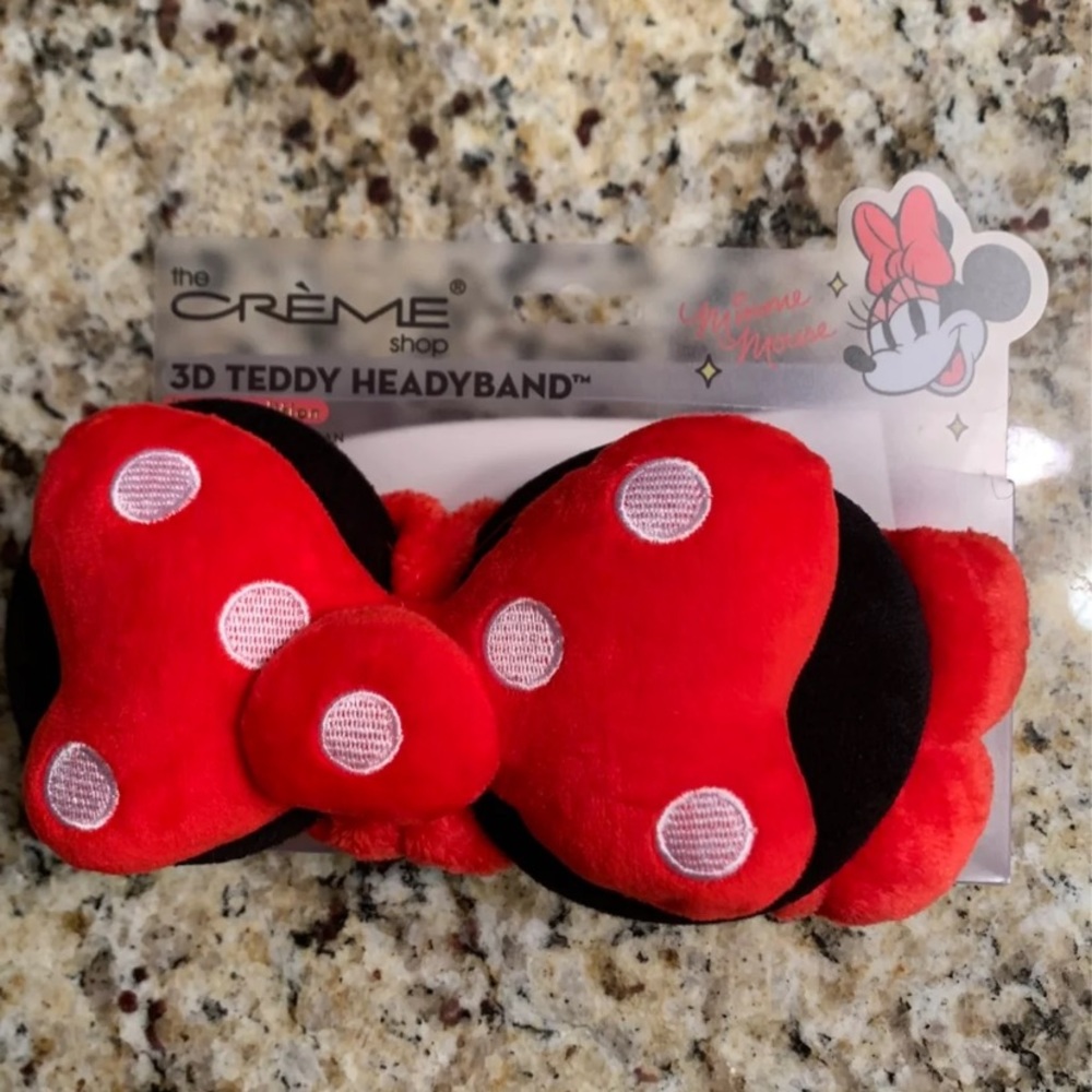 Limited Edition Crème Heady Band Red Minnie Mouse Disney